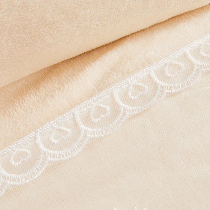 91家纺网 家纺一手货源 找家纺 （总）虹星家纺 2023新款牛奶绒夹棉床裙款四件套保暖绒四件套