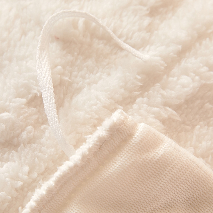 91家纺网 家纺一手货源 找家纺 恋尚 2023新款塔芙绒床笠加床裙四件套可脱卸款 塔芙绒-米白