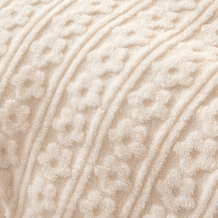 91家纺网 家纺一手货源 找家纺 恋尚 2023新款塔芙绒床笠加床裙四件套可脱卸款 塔芙绒-米白