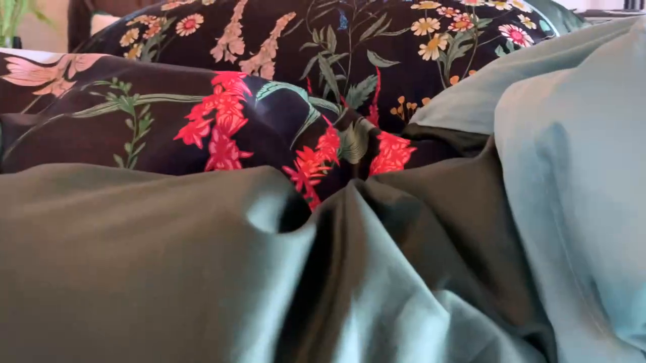 91家纺网 家纺一手货源 找家纺 花沐 2023新款ab版纯棉数码四件套 花千树