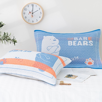 91家纺网 家纺一手货源 找家纺 （总）朴尔家纺-毛巾被 2023新款特惠混纺棉质三层纱布独版AB面枕巾