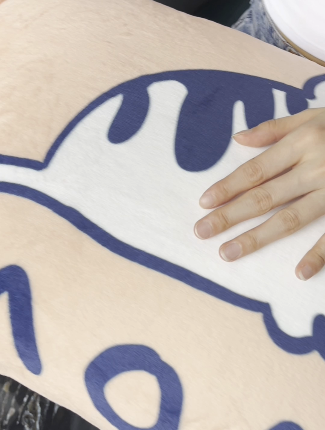 91家纺网 家纺一手货源 找家纺 潮邦创意家居 2025新款ins数码大版印花牛奶绒枕套单人枕 mom