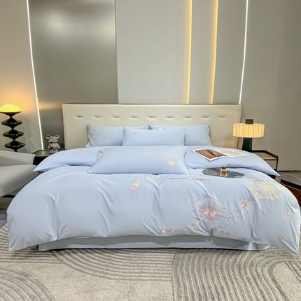 韩都家居 2023新款直播爆款刺绣四件套 兰