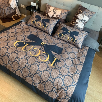 91家纺网 家纺一手货源 找家纺 （总）色鬼 2023新款舒适潮牌风磨毛四件套