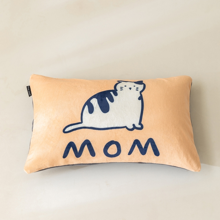 91家纺网 家纺一手货源 找家纺 潮邦创意家居 2025新款ins数码大版印花牛奶绒枕套单人枕 mom