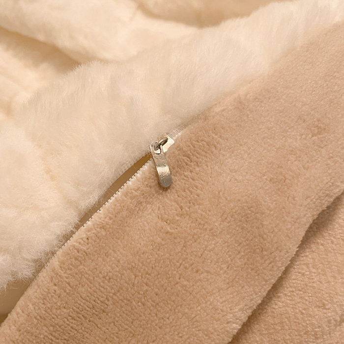 91家纺网 家纺一手货源 找家纺 沐慕 2023新款AB版牛奶绒兔毛绒四件 兔毛绒-奶咖