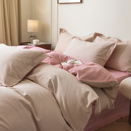 91家纺网 家纺一手货源 找家纺 （总）卡巴伦家纺 2023新款原棉磨毛印花简约四件套系列