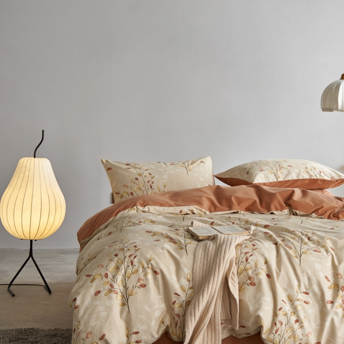 91家纺网 家纺一手货源 找家纺 时年2023新款全棉磨毛印花系列套件-花卉风格 语芊