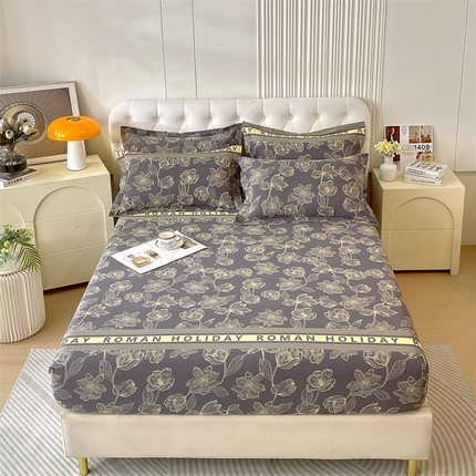 91家纺网 家纺一手货源 找家纺 （总）凯磊家纺 新款加厚磨毛印花系列单床笠