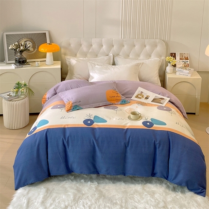 91家纺网 家纺一手货源 找家纺 （总）凯磊家纺 新款加厚磨毛印花系列单被套