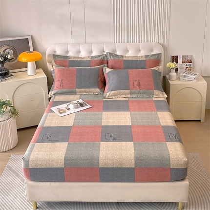 91家纺网 家纺一手货源 找家纺 （总）凯磊家纺 新款加厚磨毛印花系列单床笠