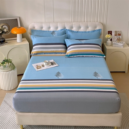 91家纺网 家纺一手货源 找家纺 （总）凯磊家纺 新款加厚磨毛印花系列单床笠