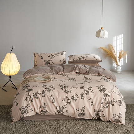 91家纺网 家纺一手货源 找家纺 （总）时年2023新款全棉磨毛印花系列套件-花卉风格