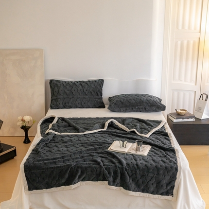 91家纺网 家纺一手货源 找家纺 （总）2023 FORTWO家纺原创设计（FOR TWO家纺） 400克双面加厚舒棉绒毛毯