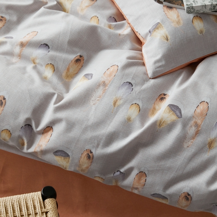 91家纺网 家纺一手货源 找家纺 时年2023新款全棉磨毛印花系列套件-花卉风格 奕婷