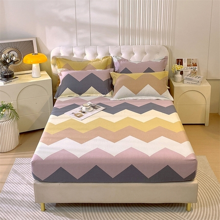 91家纺网 家纺一手货源 找家纺 （总）凯磊家纺 新款加厚磨毛印花系列单床笠