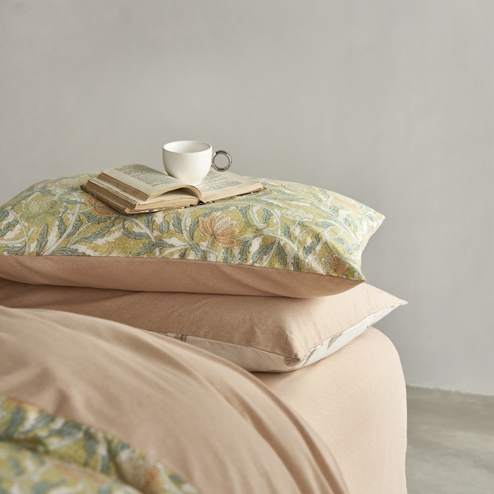 91家纺网 家纺一手货源 找家纺 时年2023新款全棉磨毛印花系列套件-花卉风格 漫森