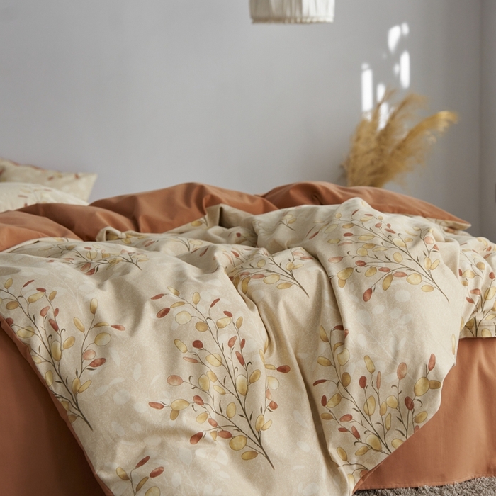 91家纺网 家纺一手货源 找家纺 时年2023新款全棉磨毛印花系列套件-花卉风格 语芊