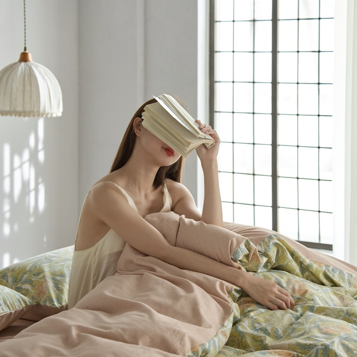 91家纺网 家纺一手货源 找家纺 时年2023新款全棉磨毛印花系列套件-花卉风格 漫森