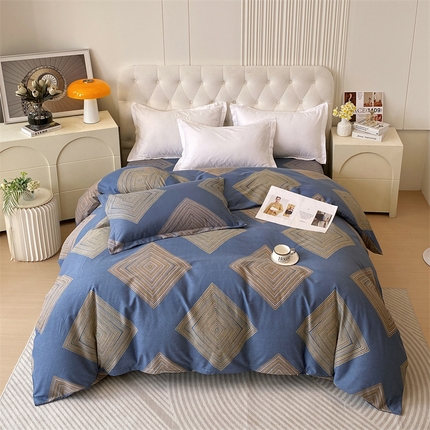 91家纺网 家纺一手货源 找家纺 （总）凯磊家纺 新款加厚磨毛印花系列单被套