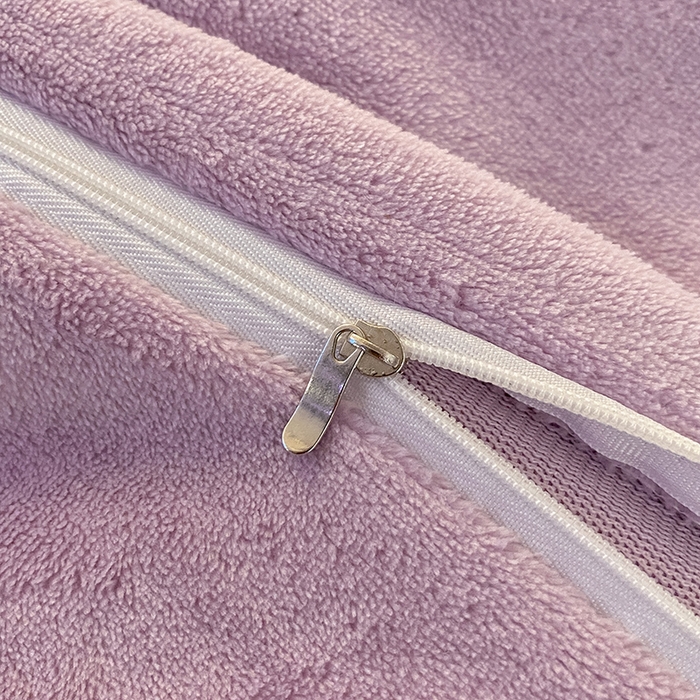 91家纺网 家纺一手货源 找家纺 澳梵家居 2023舒芙蕾印花兔兔绒牛奶绒四件套 舒芙蕾-香芋紫白