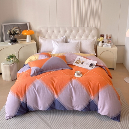 91家纺网 家纺一手货源 找家纺 （总）凯磊家纺 新款加厚磨毛印花系列单被套