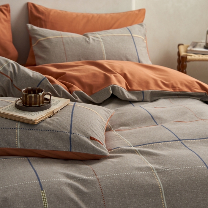 91家纺网 家纺一手货源 找家纺 （总）时年2023新款全棉磨毛印花系列套件-简约风格