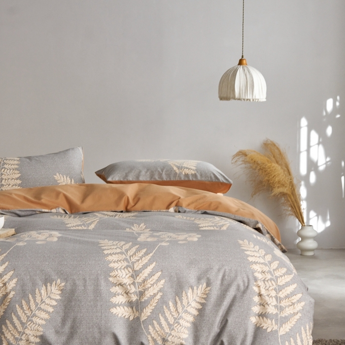 91家纺网 家纺一手货源 找家纺 时年2023新款全棉磨毛印花系列套件-花卉风格 语诺