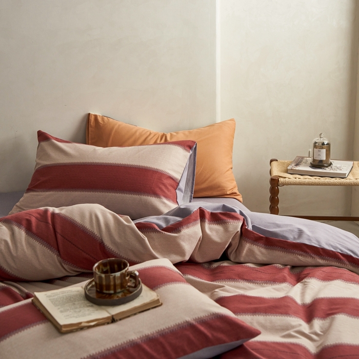 91家纺网 家纺一手货源 找家纺 时年2023新款全棉磨毛印花系列套件-简约风格 梦颖