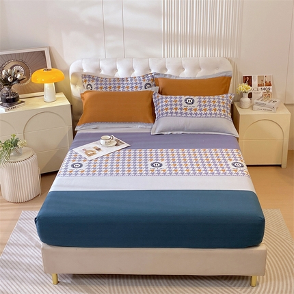 91家纺网 家纺一手货源 找家纺 （总）凯磊家纺 新款加厚磨毛印花系列单床笠