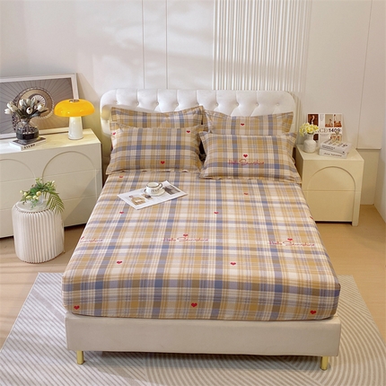 91家纺网 家纺一手货源 找家纺 （总）凯磊家纺 新款加厚磨毛印花系列单床笠