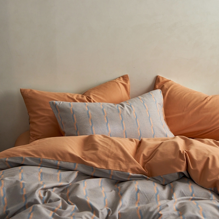 91家纺网 家纺一手货源 找家纺 时年2023新款全棉磨毛印花系列套件-简约风格 予希