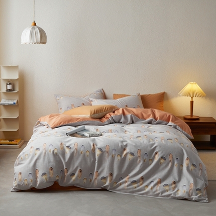 91家纺网 家纺一手货源 找家纺 （总）时年2023新款全棉磨毛印花系列套件-花卉风格