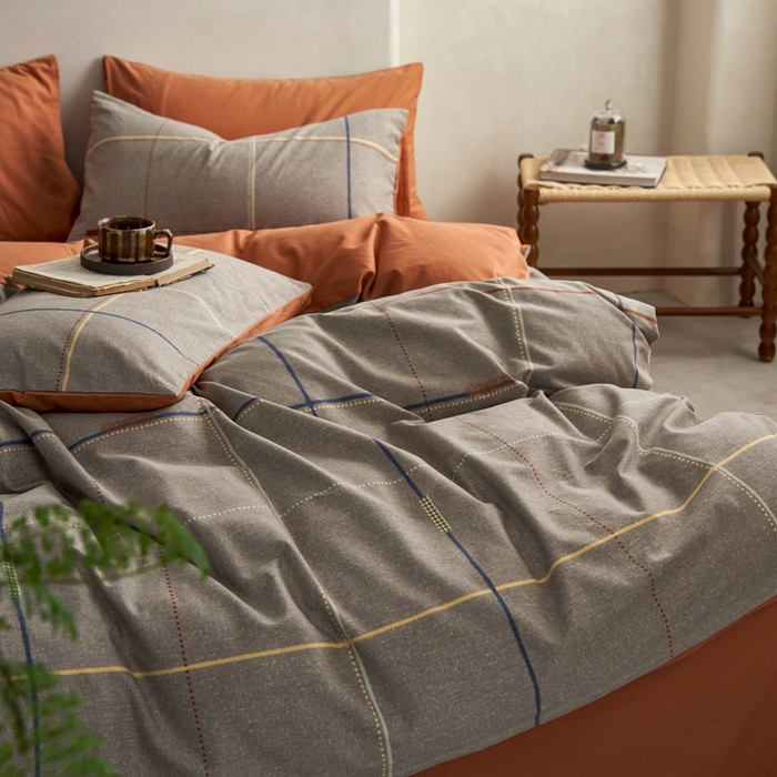 91家纺网 家纺一手货源 找家纺 （总）时年2023新款全棉磨毛印花系列套件-简约风格