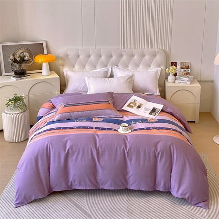 91家纺网 家纺一手货源 找家纺 （总）凯磊家纺 新款加厚磨毛印花系列单被套