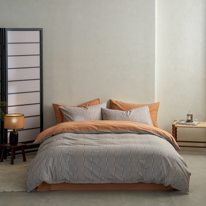 91家纺网 家纺一手货源 找家纺 时年2023新款全棉磨毛印花系列套件-简约风格 予希