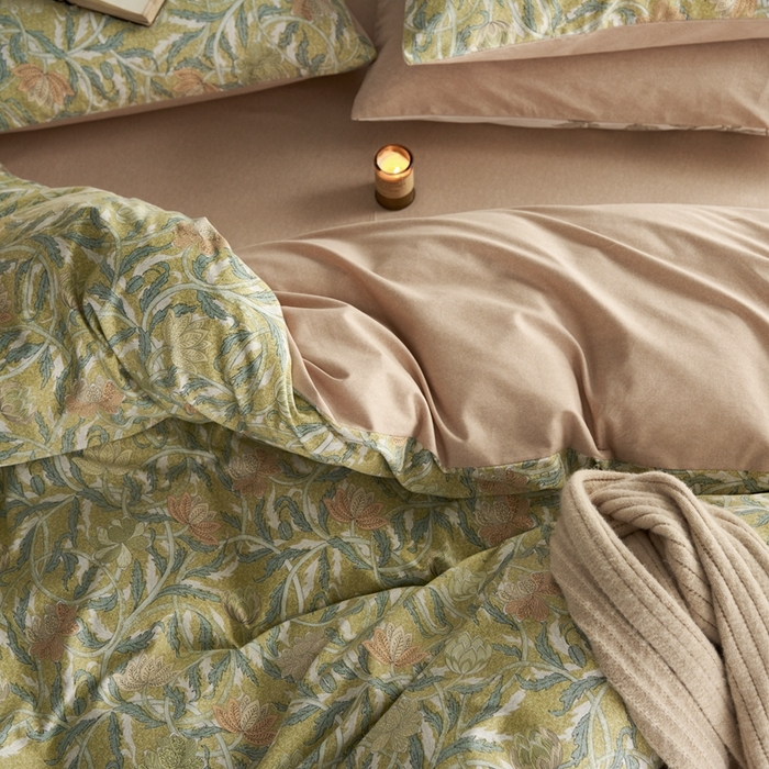 91家纺网 家纺一手货源 找家纺 时年2023新款全棉磨毛印花系列套件-花卉风格 漫森