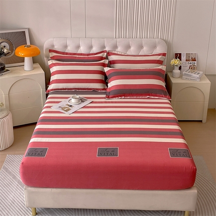 91家纺网 家纺一手货源 找家纺 （总）凯磊家纺 新款加厚磨毛印花系列单床笠