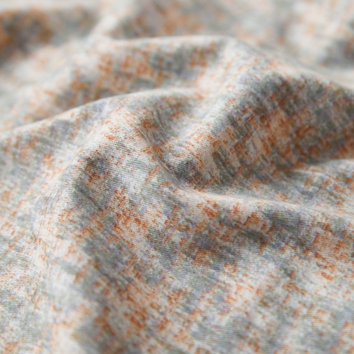 91家纺网 家纺一手货源 找家纺 时年家纺 2023 全棉磨毛飞边工艺款 婉约-桔