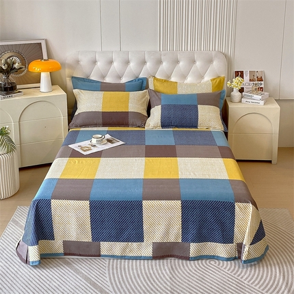 91家纺网 家纺一手货源 找家纺 （总）凯磊家纺 新款加厚磨毛印花系列单床单