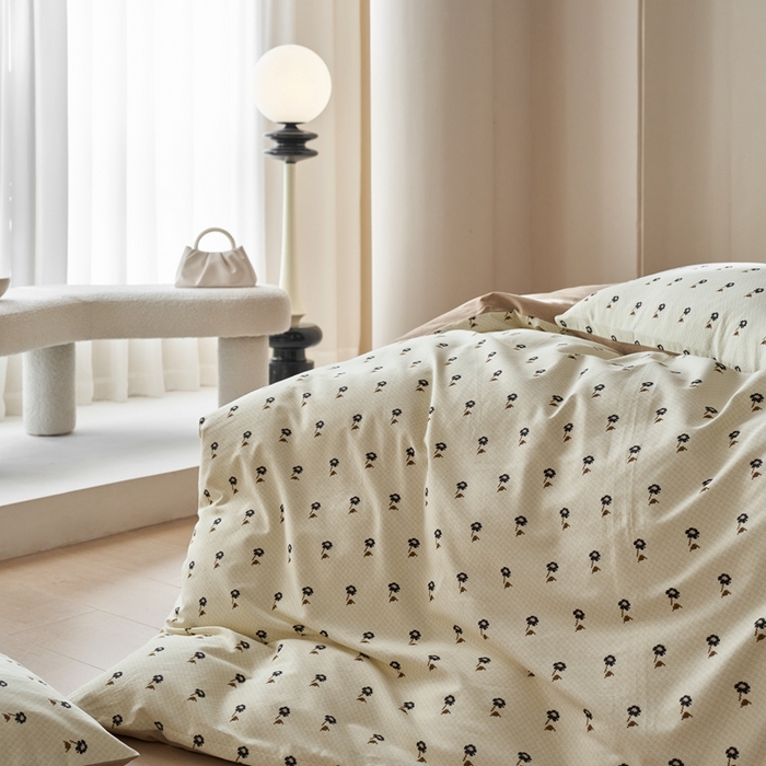 91家纺网 家纺一手货源 找家纺 时年2023新款全棉磨毛印花系列套件-简约风格 婷锦