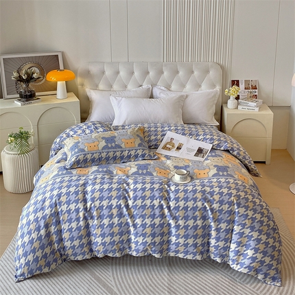 91家纺网 家纺一手货源 找家纺 （总）凯磊家纺 新款加厚磨毛印花系列单被套