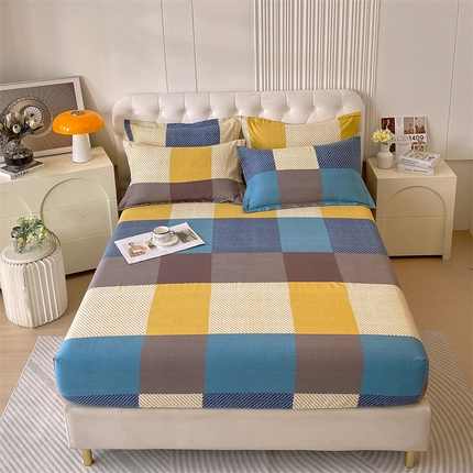 91家纺网 家纺一手货源 找家纺 （总）凯磊家纺 新款加厚磨毛印花系列单床笠