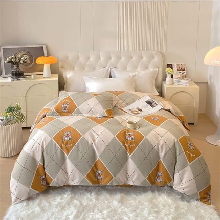 91家纺网 家纺一手货源 找家纺 （总）凯磊家纺 新款加厚磨毛印花系列单被套