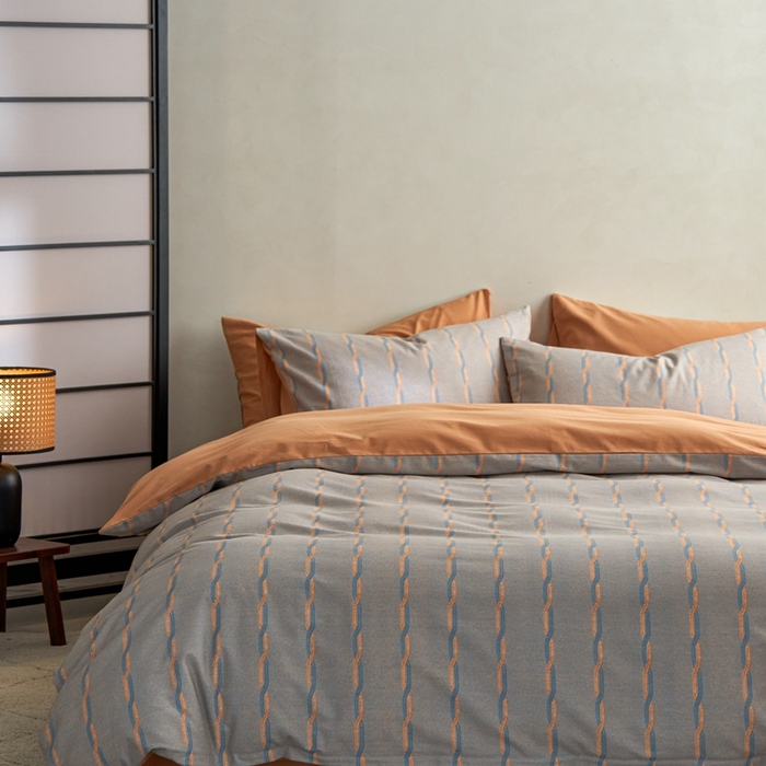 91家纺网 家纺一手货源 找家纺 时年2023新款全棉磨毛印花系列套件-简约风格 予希