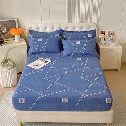 91家纺网 家纺一手货源 找家纺 （总）凯磊家纺 新款加厚磨毛印花系列单床笠