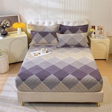 91家纺网 家纺一手货源 找家纺 （总）凯磊家纺 新款加厚磨毛印花系列单床笠