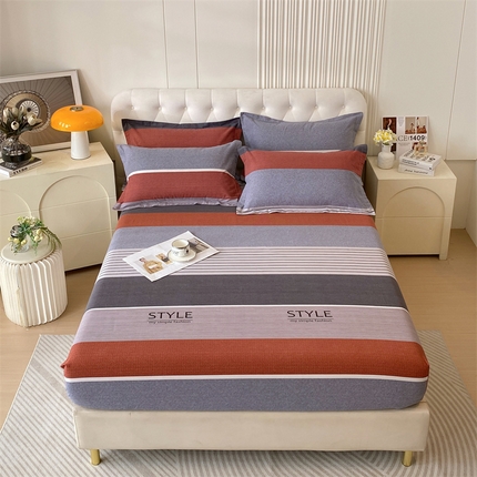 91家纺网 家纺一手货源 找家纺 （总）凯磊家纺 新款加厚磨毛印花系列单床笠