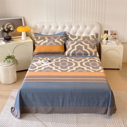 91家纺网 家纺一手货源 找家纺 （总）凯磊家纺 新款加厚磨毛印花系列单床单