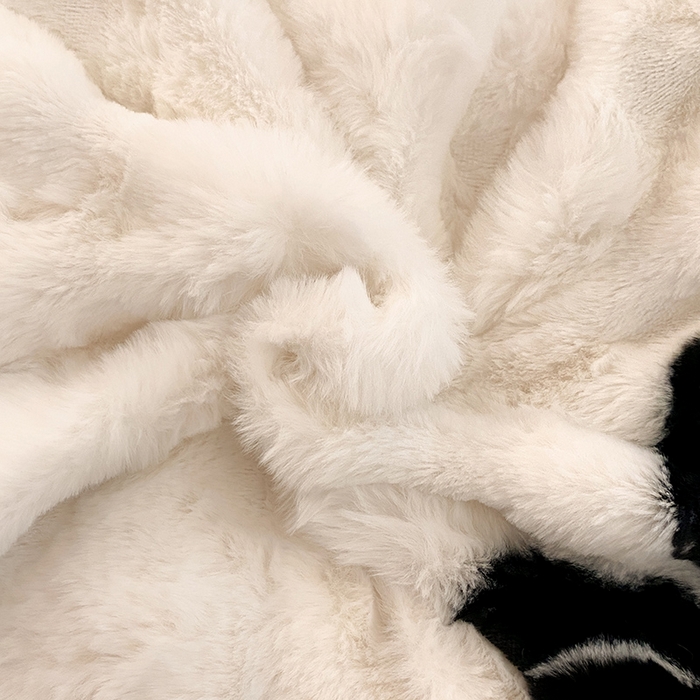 91家纺网 家纺一手货源 找家纺 澳梵家居 2023舒芙蕾印花兔兔绒牛奶绒四件套 生如夏花